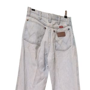 Vintage Worn In Wrangler Jeans light wash/ faded